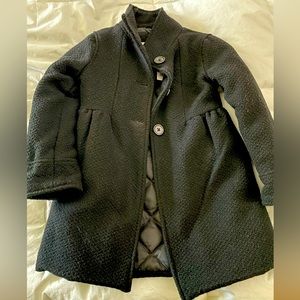 Joe Fresh little girl black Coat size 4